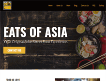 Tablet Screenshot of eatsofasia.com